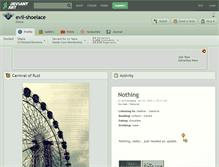 Tablet Screenshot of evil-shoelace.deviantart.com