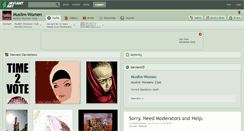 Desktop Screenshot of muslim-women.deviantart.com