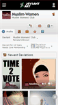 Mobile Screenshot of muslim-women.deviantart.com