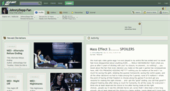 Desktop Screenshot of johnnydepp-fan.deviantart.com