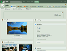 Tablet Screenshot of hodgy.deviantart.com