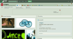 Desktop Screenshot of miagnes.deviantart.com