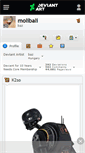Mobile Screenshot of molibali.deviantart.com