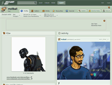 Tablet Screenshot of molibali.deviantart.com