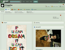 Tablet Screenshot of ivyangelica.deviantart.com