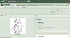 Desktop Screenshot of darkookami.deviantart.com