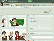 Tablet Screenshot of fantashia.deviantart.com