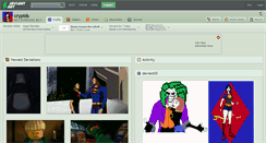 Desktop Screenshot of crypids.deviantart.com