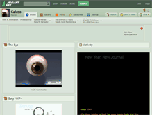 Tablet Screenshot of caluso.deviantart.com