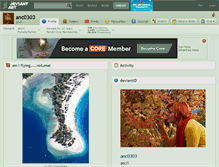 Tablet Screenshot of anc0303.deviantart.com