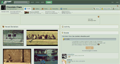 Desktop Screenshot of chocolate-chaos.deviantart.com