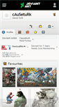 Mobile Screenshot of causeturk.deviantart.com