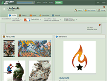 Tablet Screenshot of causeturk.deviantart.com