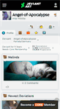 Mobile Screenshot of angel-of-apocalypse.deviantart.com