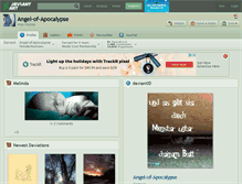 Tablet Screenshot of angel-of-apocalypse.deviantart.com