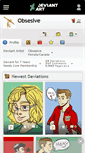 Mobile Screenshot of obsesive.deviantart.com