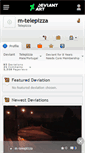 Mobile Screenshot of m-telepizza.deviantart.com