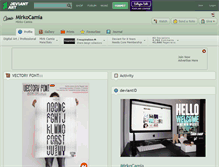 Tablet Screenshot of mirkocamia.deviantart.com