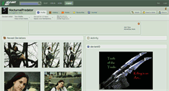 Desktop Screenshot of nocturnalpredator.deviantart.com