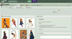 Desktop Screenshot of mintapple.deviantart.com