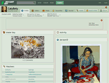 Tablet Screenshot of catybety.deviantart.com
