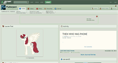 Desktop Screenshot of flutterponi.deviantart.com