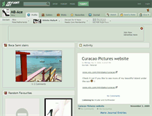 Tablet Screenshot of mb-ace.deviantart.com