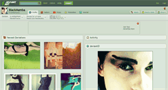 Desktop Screenshot of blackmamba.deviantart.com