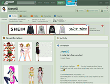 Tablet Screenshot of akanexd.deviantart.com