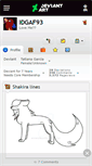 Mobile Screenshot of idgaf93.deviantart.com
