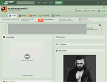 Tablet Screenshot of lucastomaszewski.deviantart.com