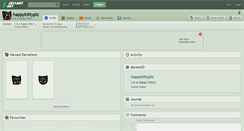 Desktop Screenshot of happykittyplz.deviantart.com