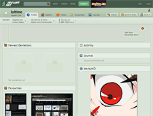 Tablet Screenshot of loltime.deviantart.com