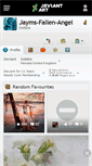 Mobile Screenshot of jayms-fallen-angel.deviantart.com