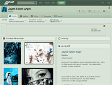 Tablet Screenshot of jayms-fallen-angel.deviantart.com