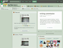 Tablet Screenshot of maxtate-love.deviantart.com