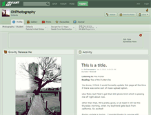 Tablet Screenshot of ohphotography.deviantart.com