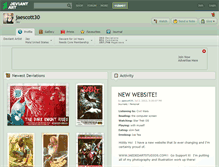 Tablet Screenshot of jaescott30.deviantart.com