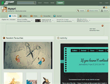 Tablet Screenshot of myouri.deviantart.com