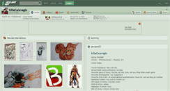 Desktop Screenshot of killacaravagio.deviantart.com