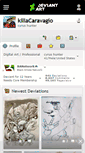 Mobile Screenshot of killacaravagio.deviantart.com