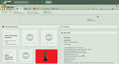 Desktop Screenshot of cpt-lee.deviantart.com
