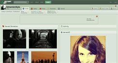 Desktop Screenshot of bohemienstyle.deviantart.com