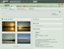 Tablet Screenshot of mhorsi.deviantart.com