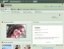 Tablet Screenshot of keiraovad.deviantart.com