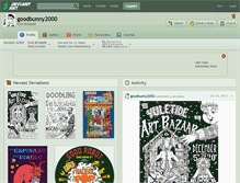 Tablet Screenshot of goodbunny2000.deviantart.com