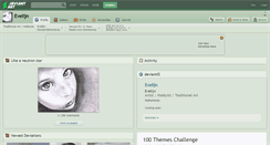 Desktop Screenshot of evelijn.deviantart.com