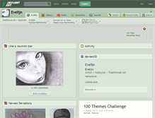 Tablet Screenshot of evelijn.deviantart.com