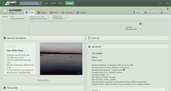 Desktop Screenshot of d-creator.deviantart.com