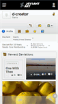 Mobile Screenshot of d-creator.deviantart.com